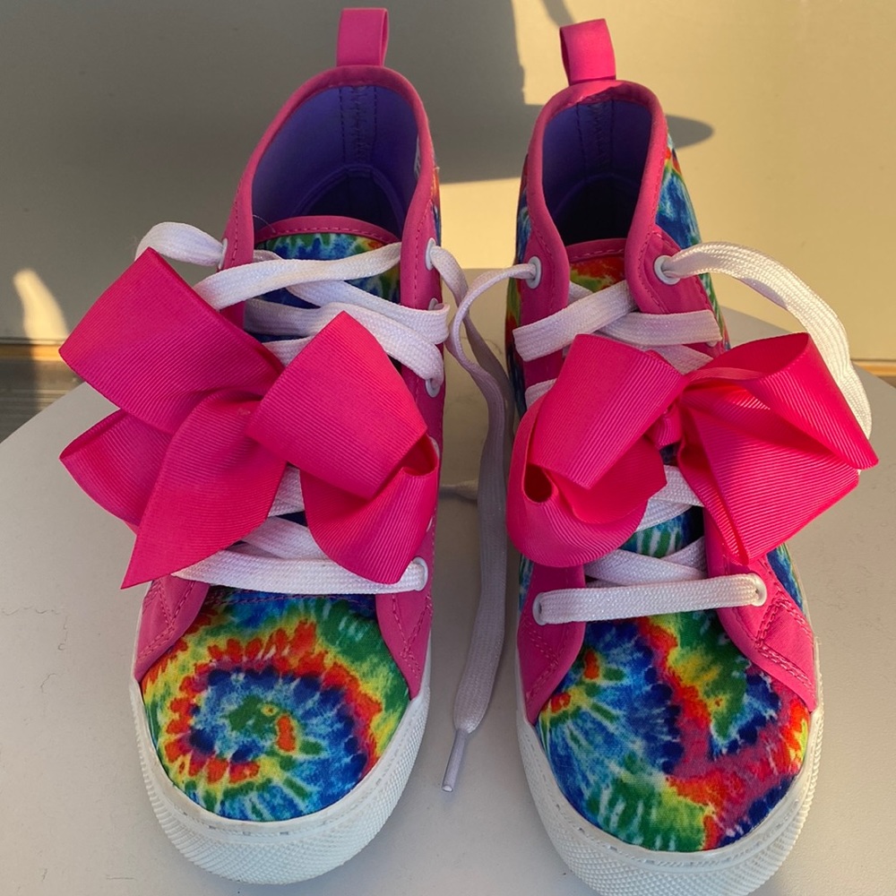Nickelodeon Jojo Siwa Tie-Dye High-Top Sneakers, Size 3